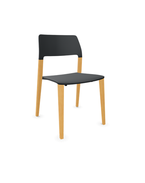 Halm 4leg chair no arms | Lava