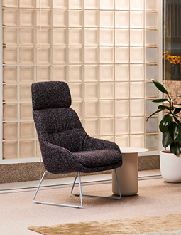 JAC sled lounge chair JAC sled lounge chair