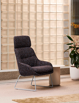 JAC sled lounge chair