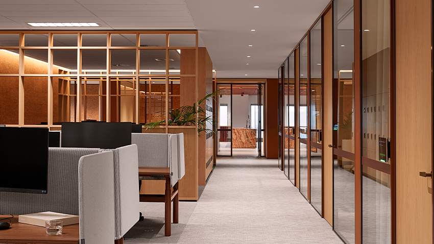 Case Study: Warm earthy tones create a calm haven for Pinsent Masons