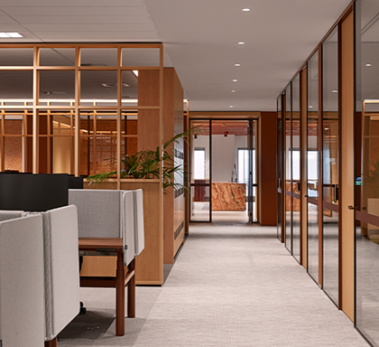 Case Study: Warm earthy tones create a calm haven for Pinsent Masons