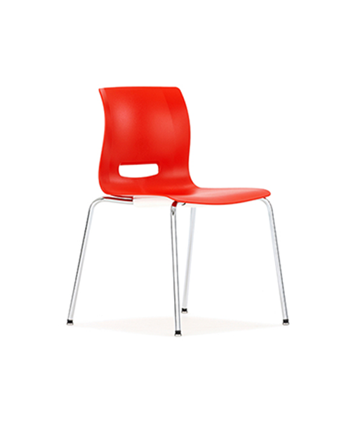 Casper 4leg chair | Red Shell