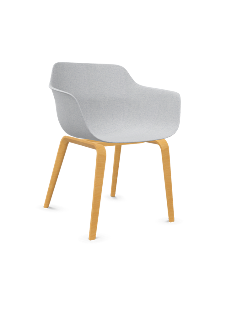 Crona Light Grey Felt