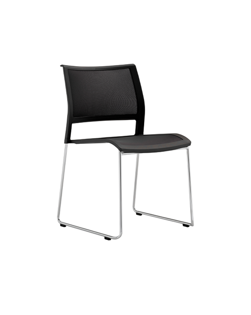 Tipo Chair | Black/Chrome