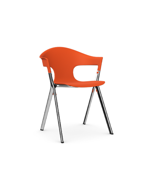 Axyl Chair | Coral/polished