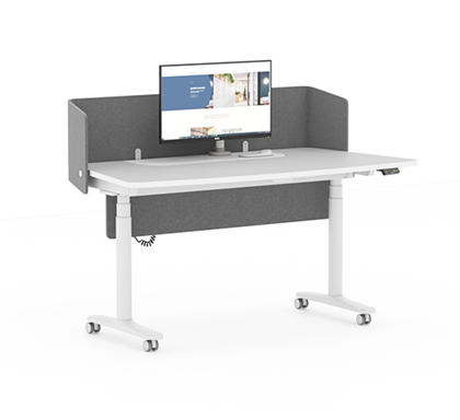 The world's first integrated battery powered cable-free desking solution