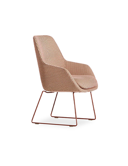 JAC sled armchair