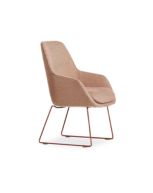 JAC sled armchair