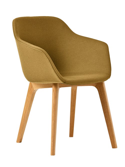Jac Tub Chair Upholstered on Classic Base