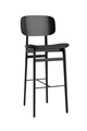 NORR11 NY11 Bar Chair High Dunes Anthrazite 21003 Oak Black (1)