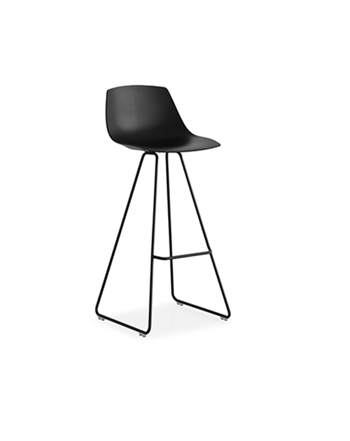 Miunn Sled Stool | Black/Black