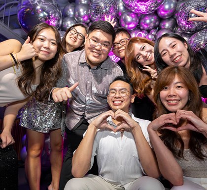 Zenith Singapore gets Disco Fever for EOY Party!