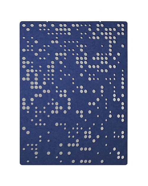 BRAILLE hanging divider