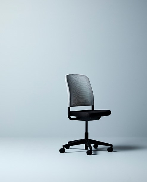 Denn Task Chair without Arms on Dark Frame